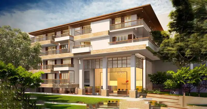Exterior render of Century Renata