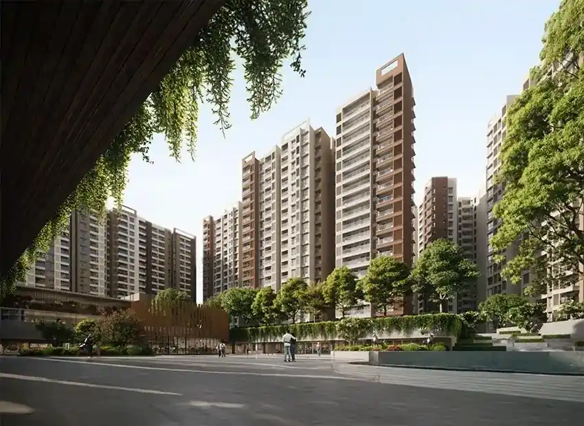 render of Prestige Evergreen, Whitefield