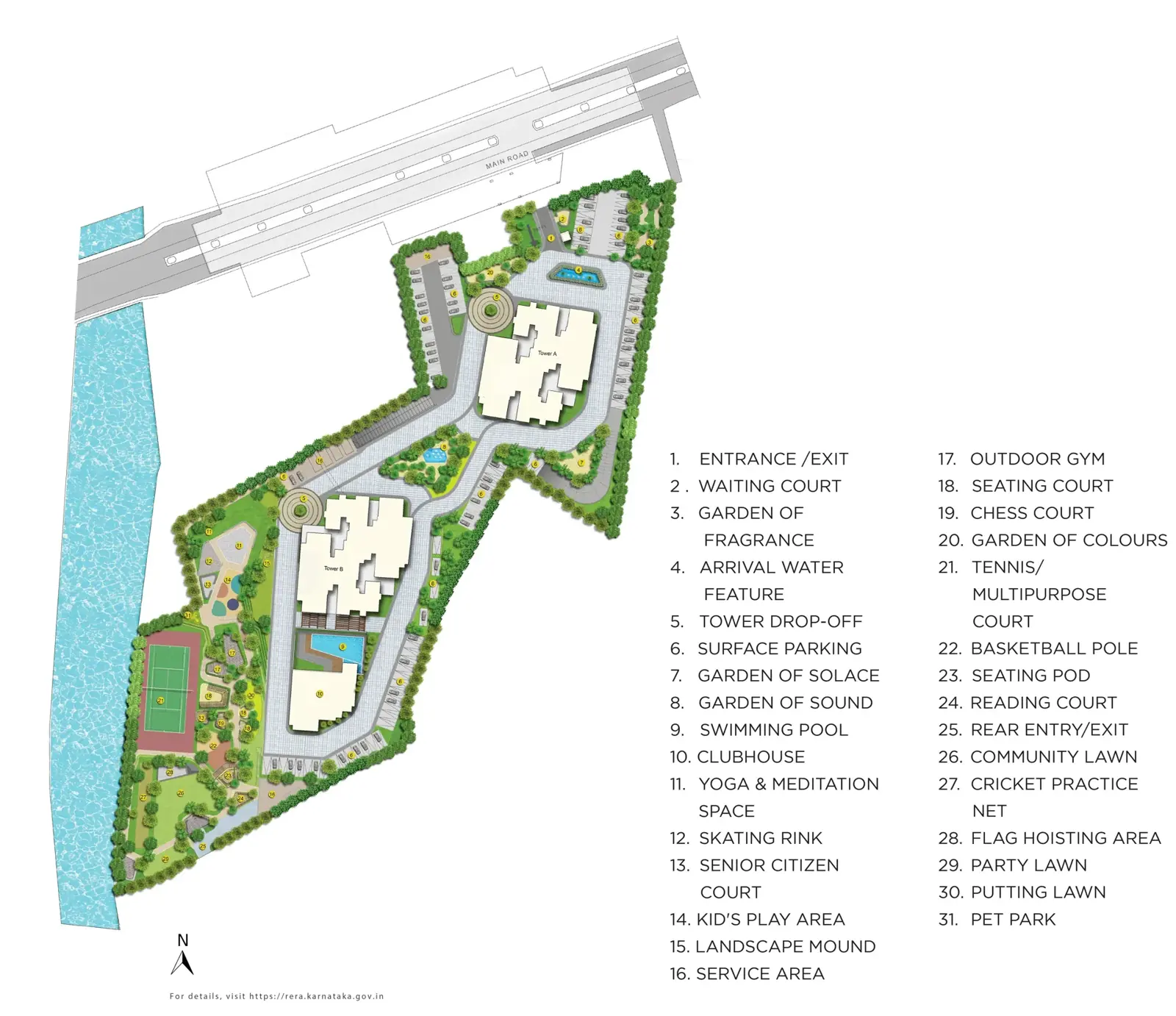 render of Purva Blubelle, Rajajinagar