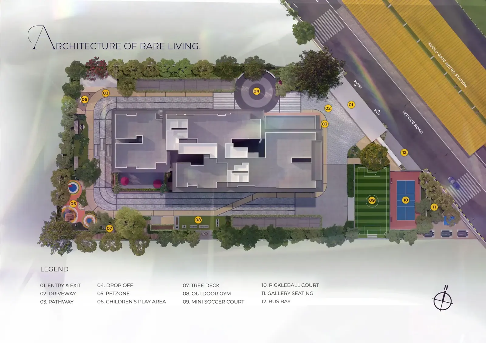 masterplan of Purva Heritage, Kudlu Gate, Hosur Road