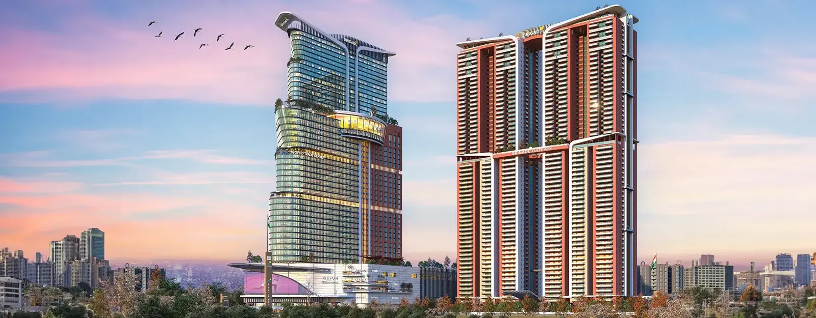 render of Brigade Gateway Neopolis, Kokapet