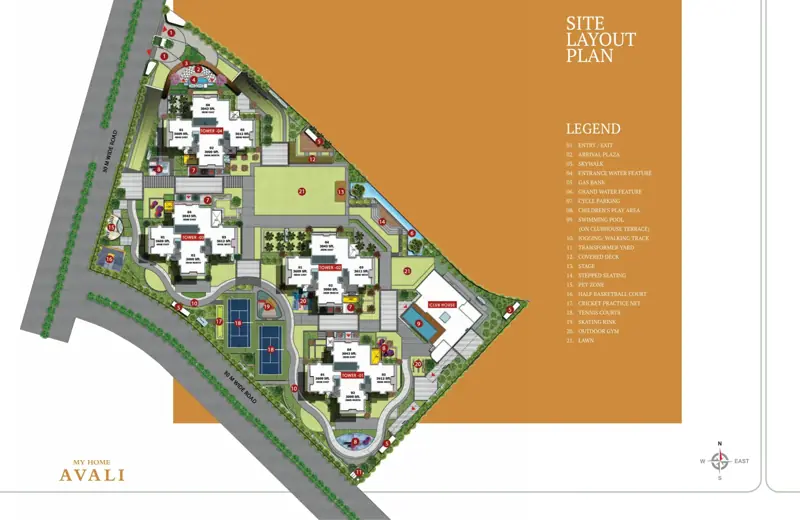 render of My Home Avali, Tellapur